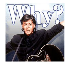 Chat with Paul McCartney sticker #5286121