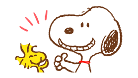 SNOOPY & Woodstock sticker #5436846