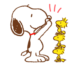 SNOOPY & Woodstock sticker #5436847