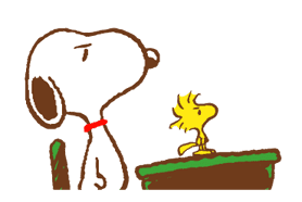 SNOOPY & Woodstock sticker #5436849