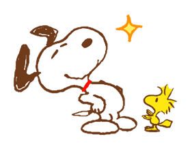 SNOOPY & Woodstock sticker #5436857