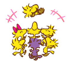 SNOOPY & Woodstock sticker #5436863