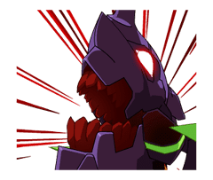 Animated EVANGELION sticker #5437049