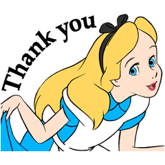 Alice In Wonderland Animated Stickers