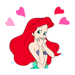 The Little Mermaid Animated Stickers