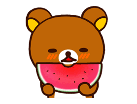 Rilakkuma's Big Vacation sticker #5997531
