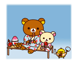 Rilakkuma's Big Vacation sticker #5997546