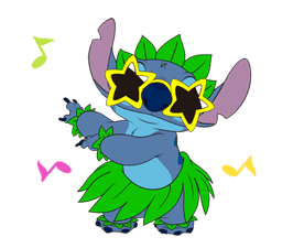 Stitch on the Move sticker #6111536