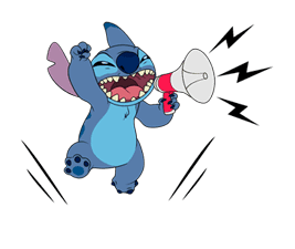Stitch on the Move sticker #6111538