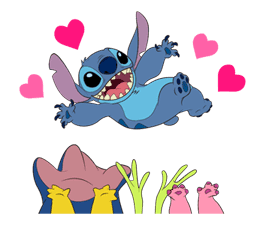 Stitch on the Move sticker #6111542