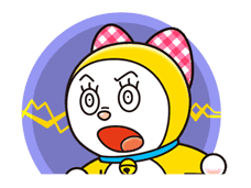 Dorami on the Move sticker #6259547