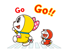 Dorami on the Move sticker #6259565