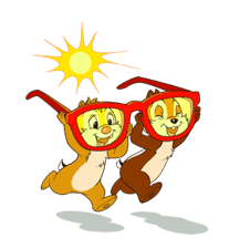 Chip 'n' Dale Summer Delight Stickers sticker #6982110