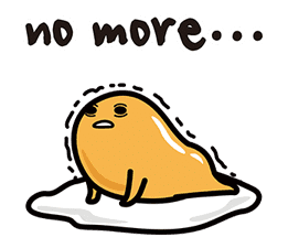 gudetama sticker #7115188