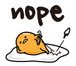 gudetama sticker #7115190