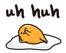 gudetama sticker #7115191