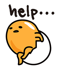 gudetama sticker #7115192