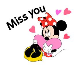 Lovely Mickey and Minnie sticker #7432703