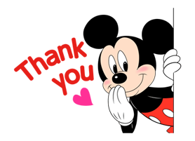 Lovely Mickey and Minnie sticker #7432708