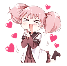 YURU-YURI sticker #8031399