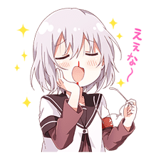 YURU-YURI sticker #8031401