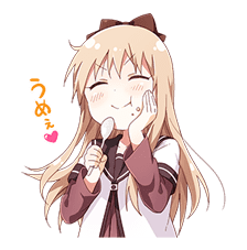 YURU-YURI sticker #8031404