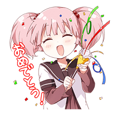 YURU-YURI sticker #8031406