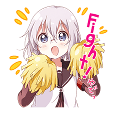 YURU-YURI sticker #8031412