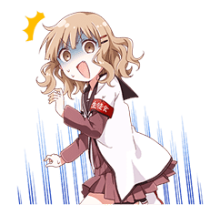 YURU-YURI sticker #8031423