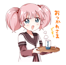 YURU-YURI sticker #8031424