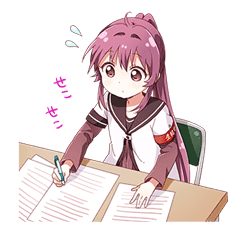 YURU-YURI sticker #8031425