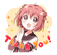 YURU-YURI sticker #8031428