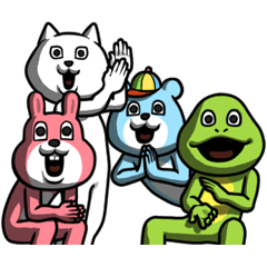 動いても目が笑ってない着ぐるみたち Line Store