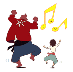 The Boy and The Beast sticker #9010619