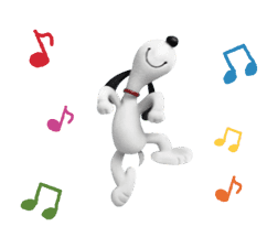 SNOOPY-THE PEANUTS MOVIE- sticker #9104084