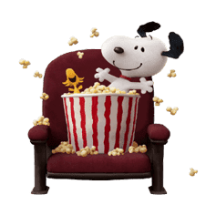 SNOOPY-THE PEANUTS MOVIE- sticker #9104092