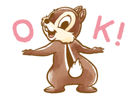 Chip 'n' Dale Fluffy Moves sticker #9381705