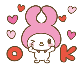 My Melody: Sweet as Can Be! sticker #9805295