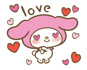 My Melody: Sweet as Can Be! sticker #9805299