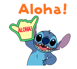 Animated Stitch (Rowdy) sticker #10116816