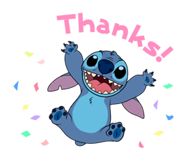 Animated Stitch (Rowdy) sticker #10116817