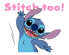 Animated Stitch (Rowdy) sticker #10116820
