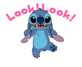Animated Stitch (Rowdy) sticker #10116824