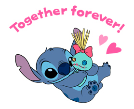 Animated Stitch (Rowdy) sticker #10116825