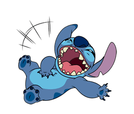 Animated Stitch (Rowdy) sticker #10116830