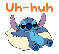 Animated Stitch (Rowdy) sticker #10116831