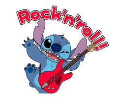 Animated Stitch (Rowdy) sticker #10116833