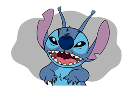 Animated Stitch (Rowdy) sticker #10116834