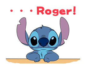 Animated Stitch (Rowdy) sticker #10116835