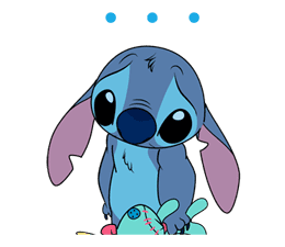 Animated Stitch (Rowdy) sticker #10116836